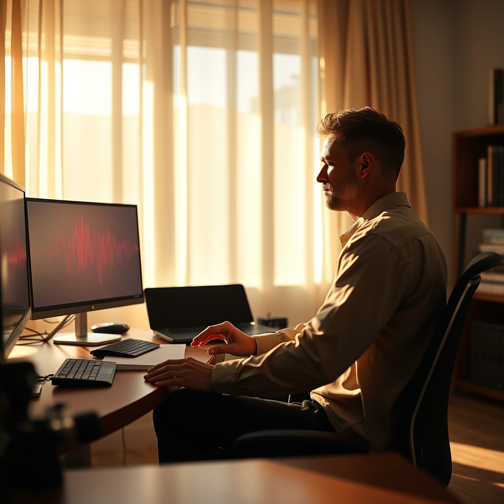 Visual representation of white, pink, and brown noise frequencies, illustrating how different noise types can influence focus and cognitive load.