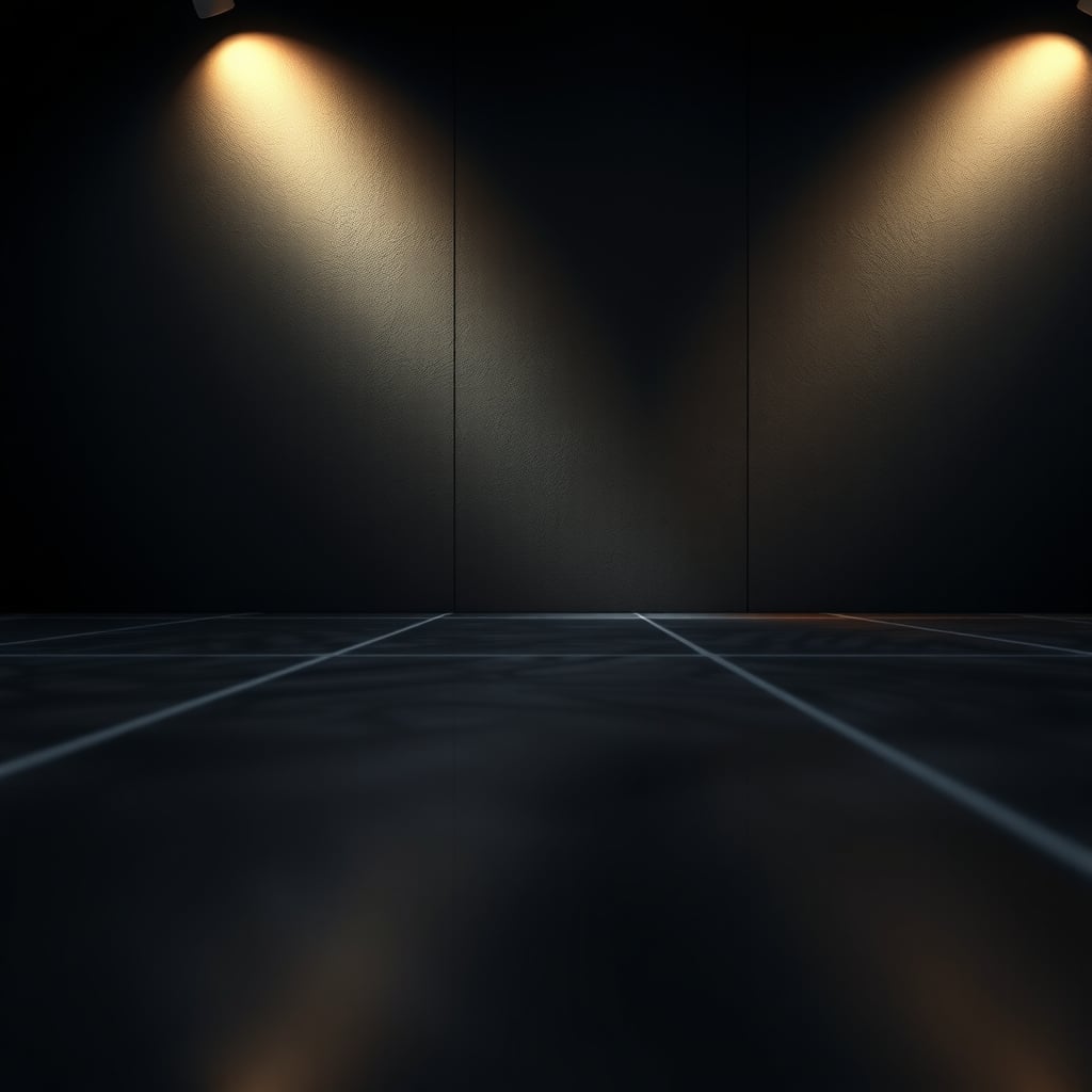 Close-up of visible LED hotspots on a wall from a strip mounted flush