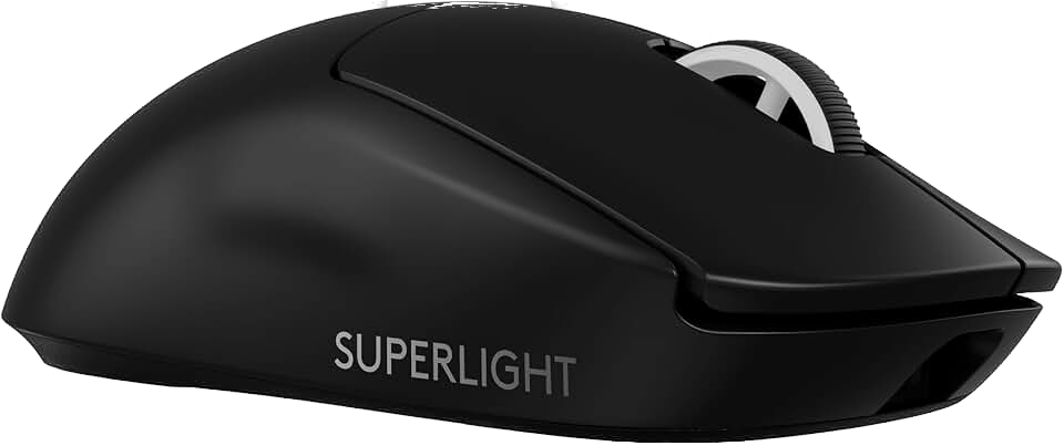Logitech G PRO X Superlight 2 Wireless Gaming Mouse, 60g Pro-Grade with 5 Programmable Buttons, 44k DPI Sensor, 8kHz Rep