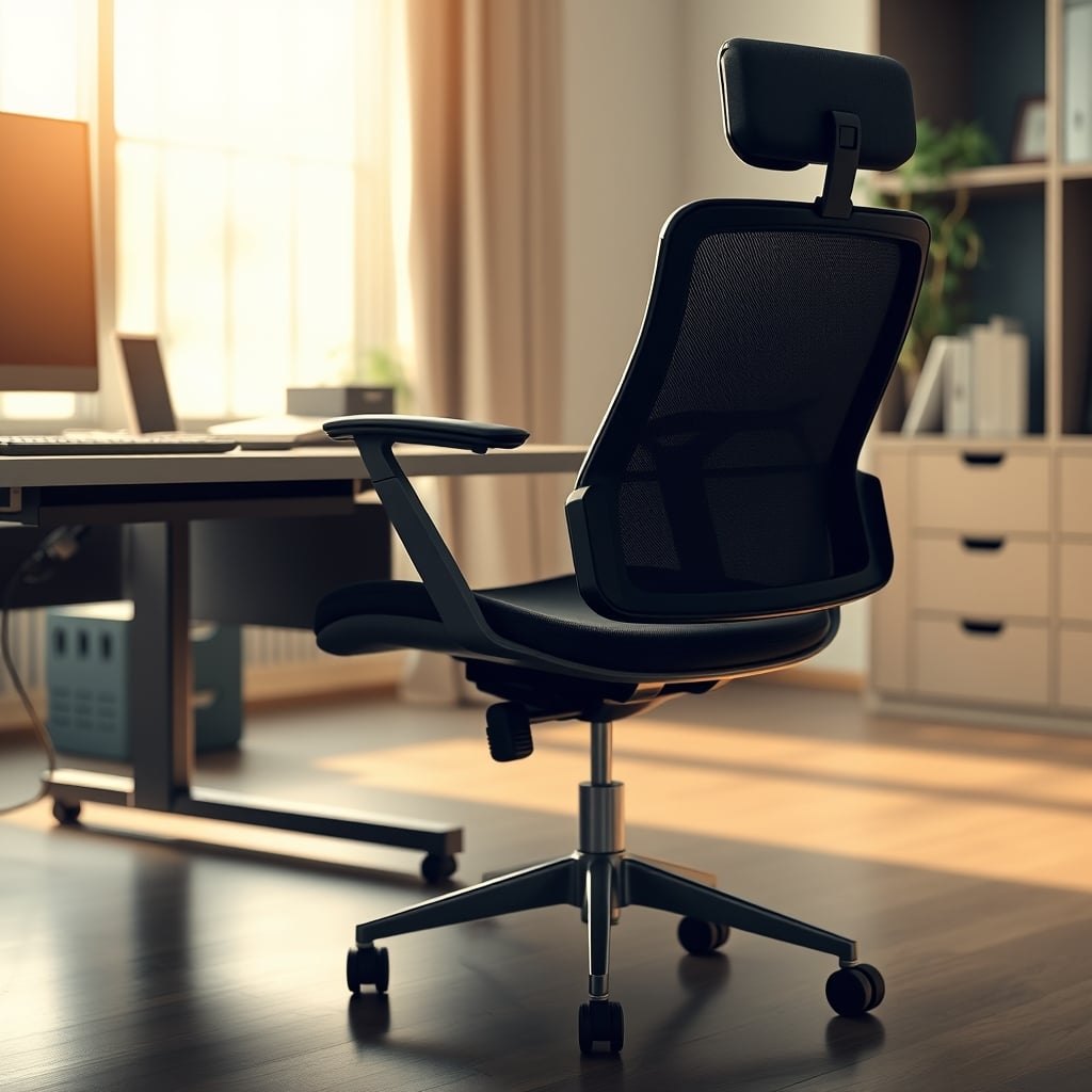 Office chair designed for natural pelvic movement rather than rigid support
