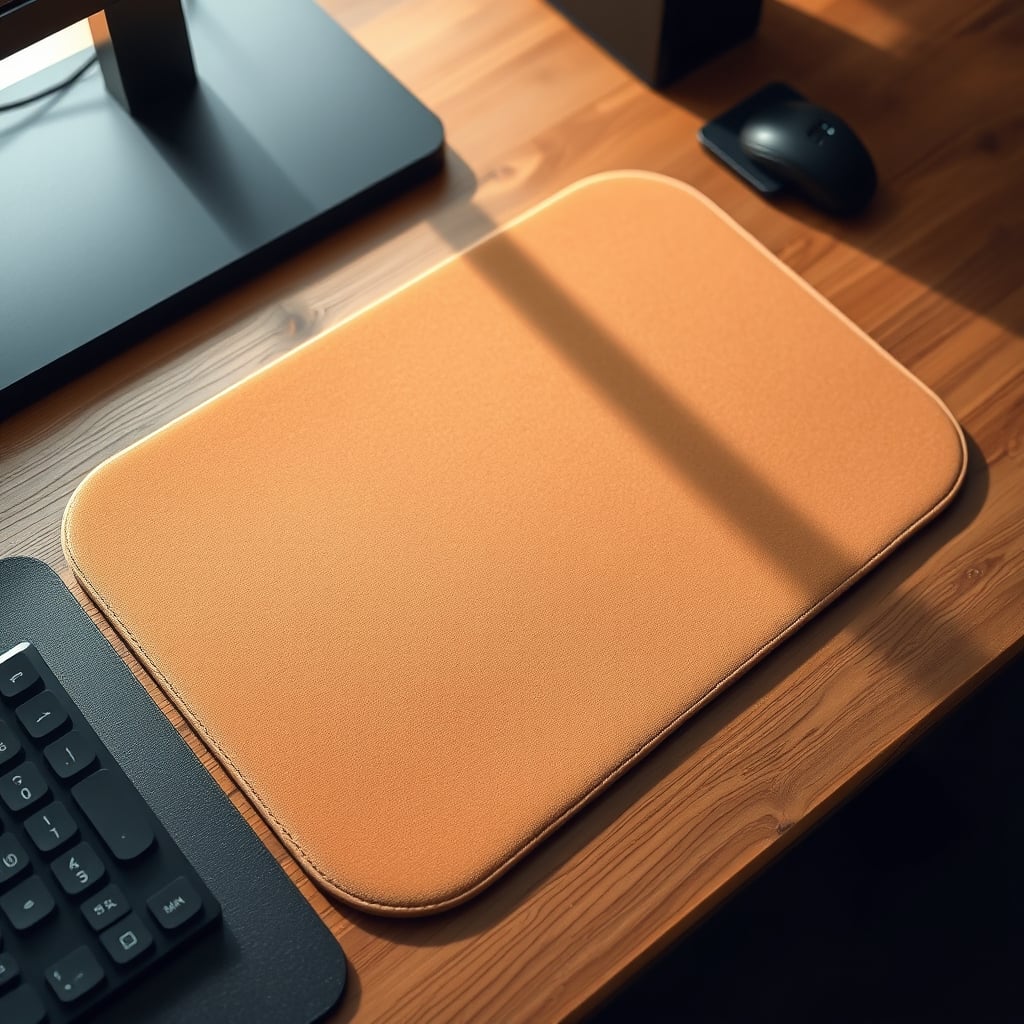Comparison showing a sunk-in gel wrist rest vs a firm, supportive desk pad.