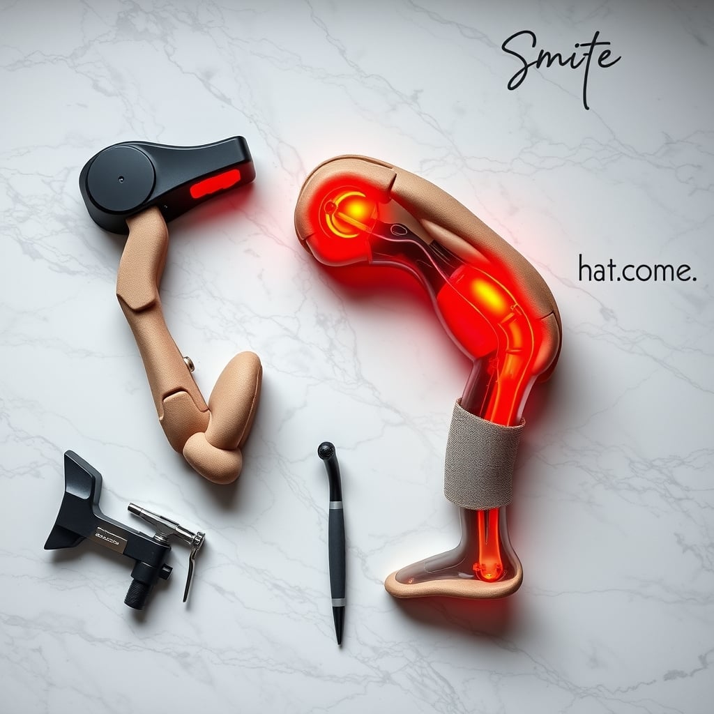 Person standing up and stretching away from their desk