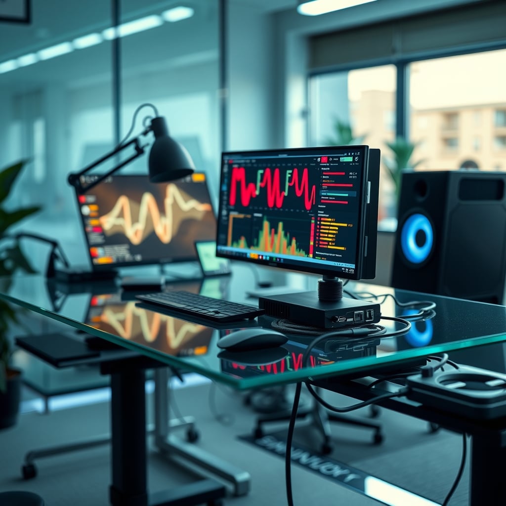 Glass Desk Cable Management Without Drilling Anything
