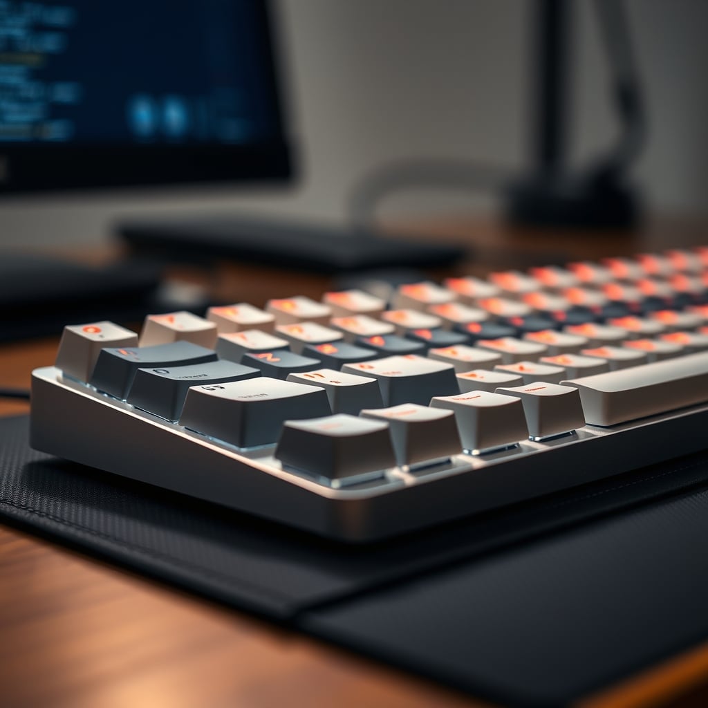Close-up comparison showing an expensive aluminum keyboard case next to a simple plastic one, highlighting the minimal visual difference for a huge price gap.