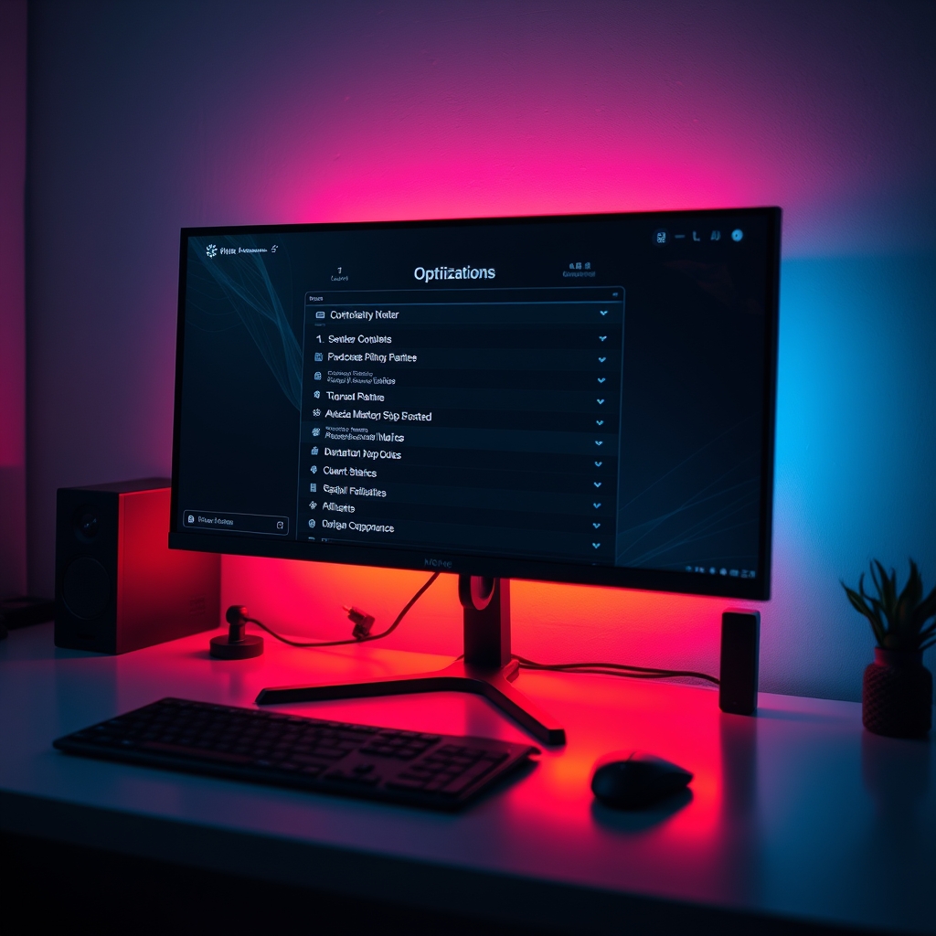 A close-up of a gaming monitor's On-Screen Display (OSD) menu being navigated to adjust hidden performance settings.