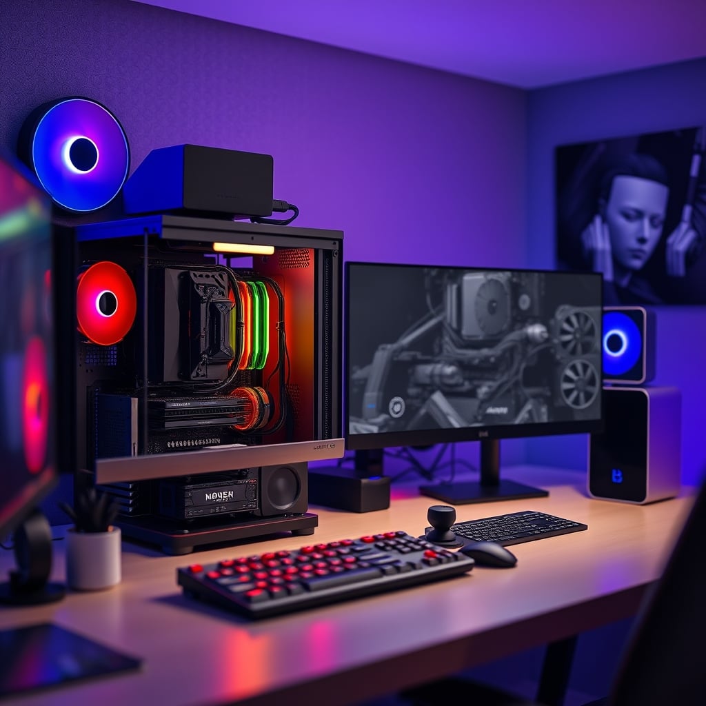 Comparison showing cheap thermal paste and single-channel RAM in a prebuilt PC versus quality aftermarket cooling and dual-channel configuration