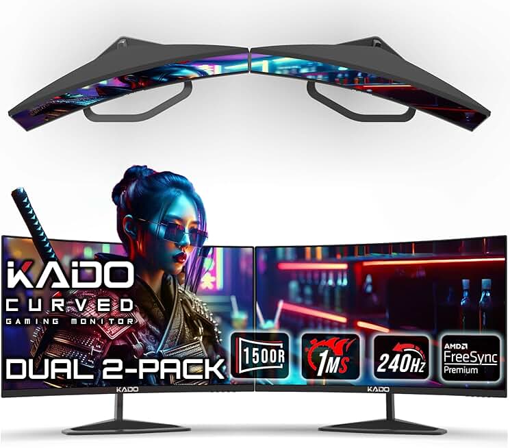 Kado Dual Gaming Monitor Setup (24.5-inch)