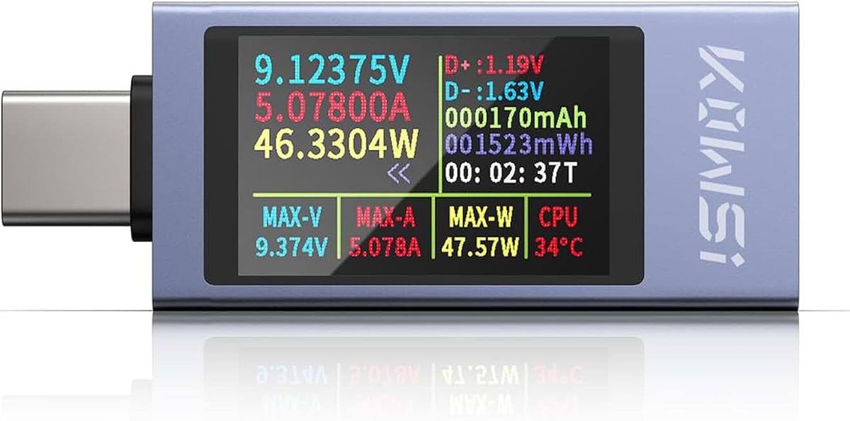 USB C Tester Power Meter
