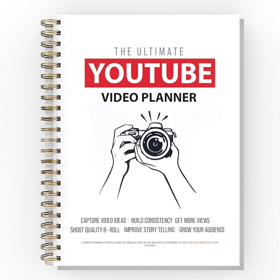 The ULTIMATE YouTube Video Planner (Hard Cover)
