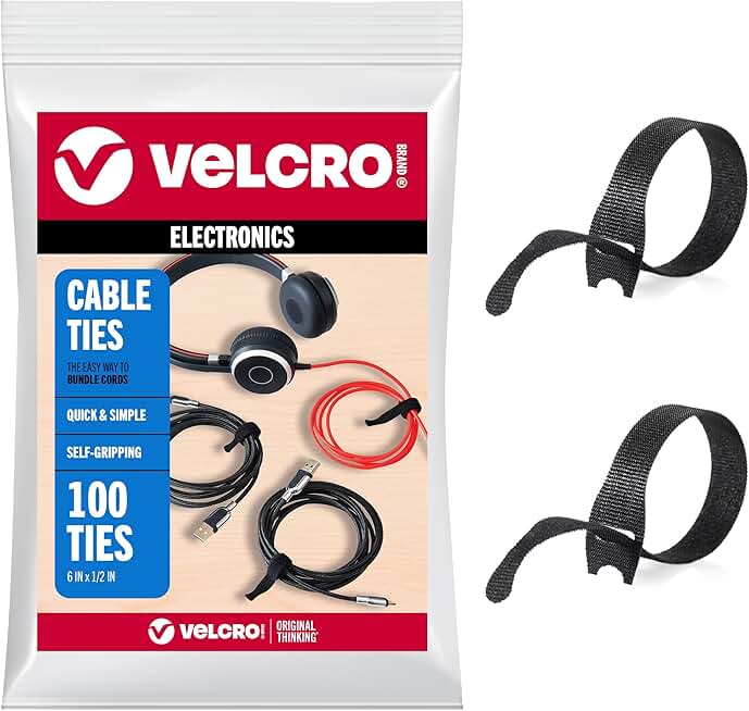 VELCRO Brand Reusable Cable Ties