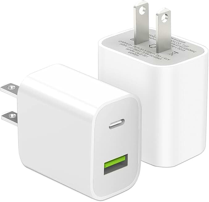 2 Pack USB C Charger