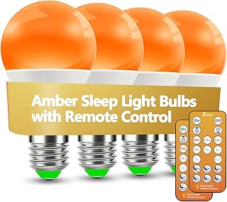 Amber Sleep Light Bulbs 1600K