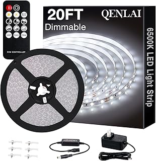 20ft White LED Strip Lights