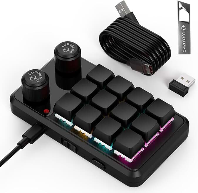 LUKCOZMO Macro Pad Macropad Programmable