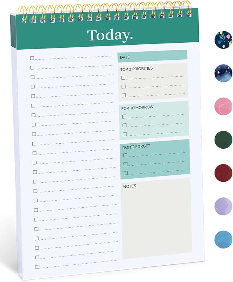 Taja To Do List Notepad