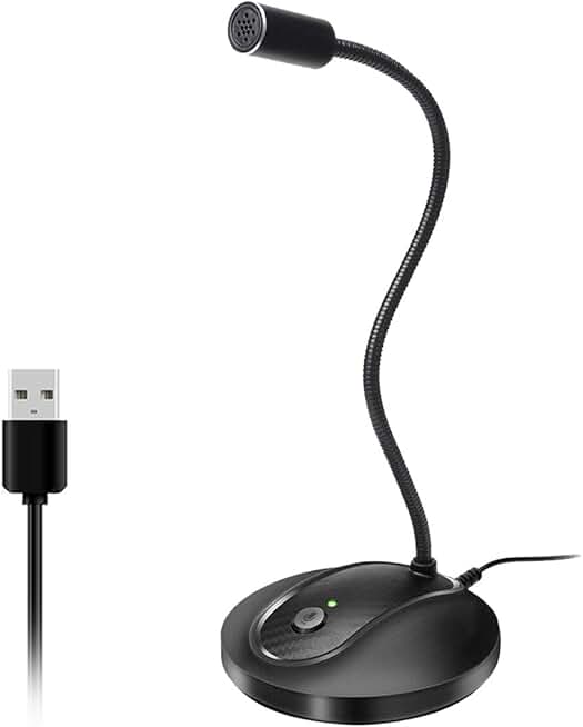 USB Microphone 360 Degree Adjustable