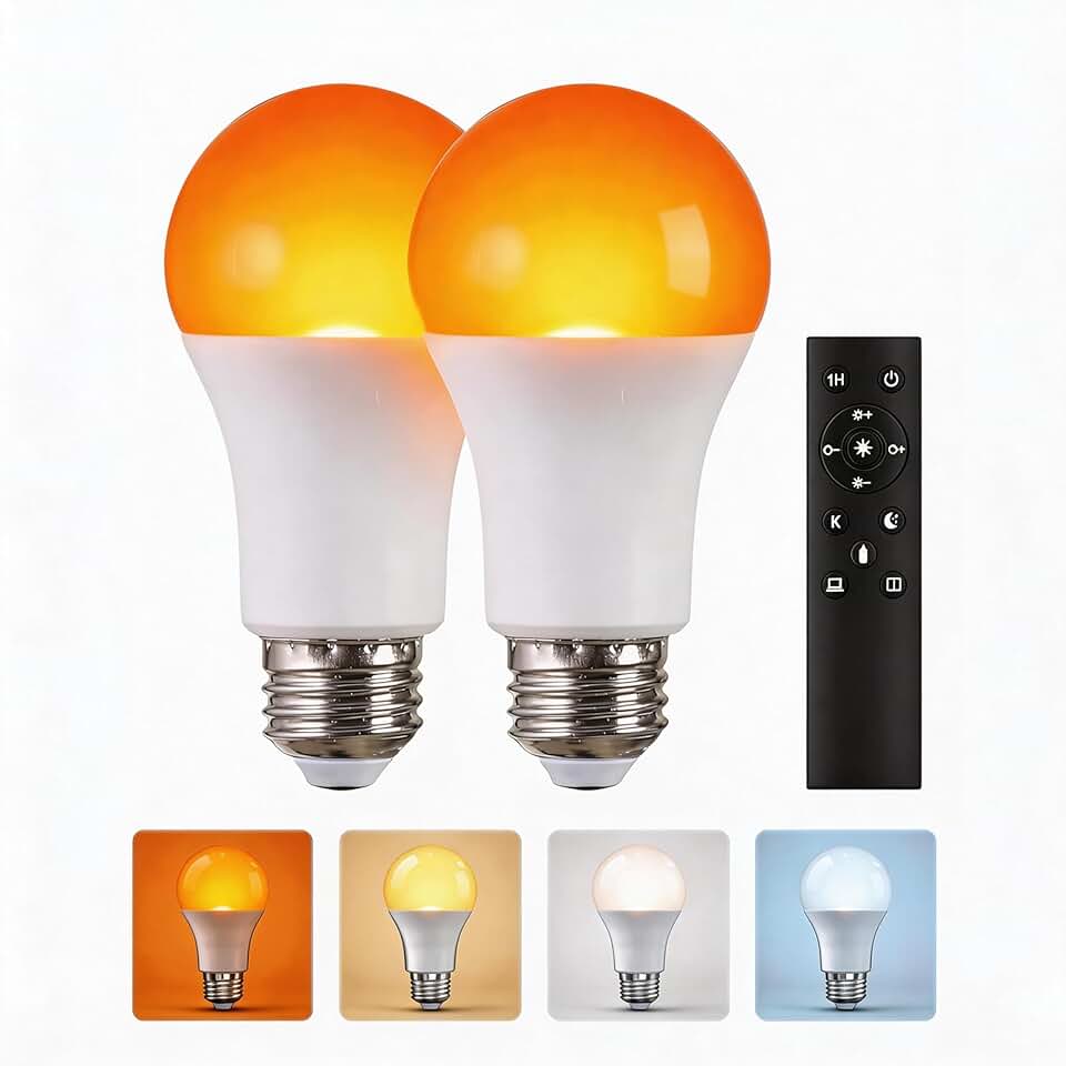Amber Sleep Light Bulbs