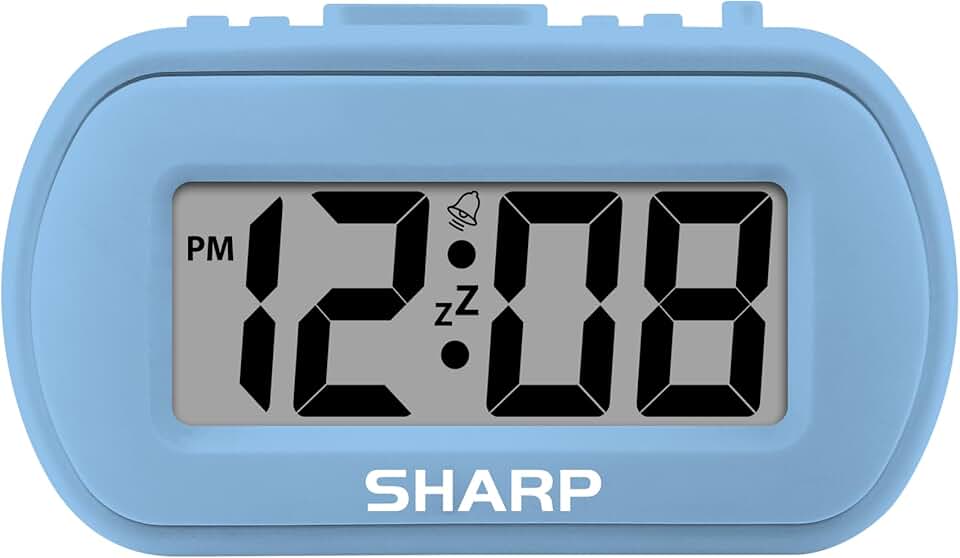 Sharp Digital Alarm Clock Tactile