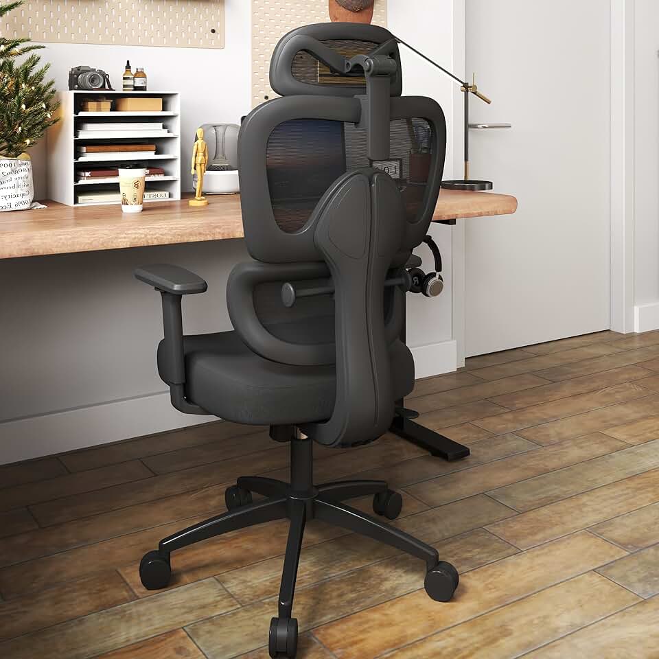 Ergonomic Office Chair with Ad
