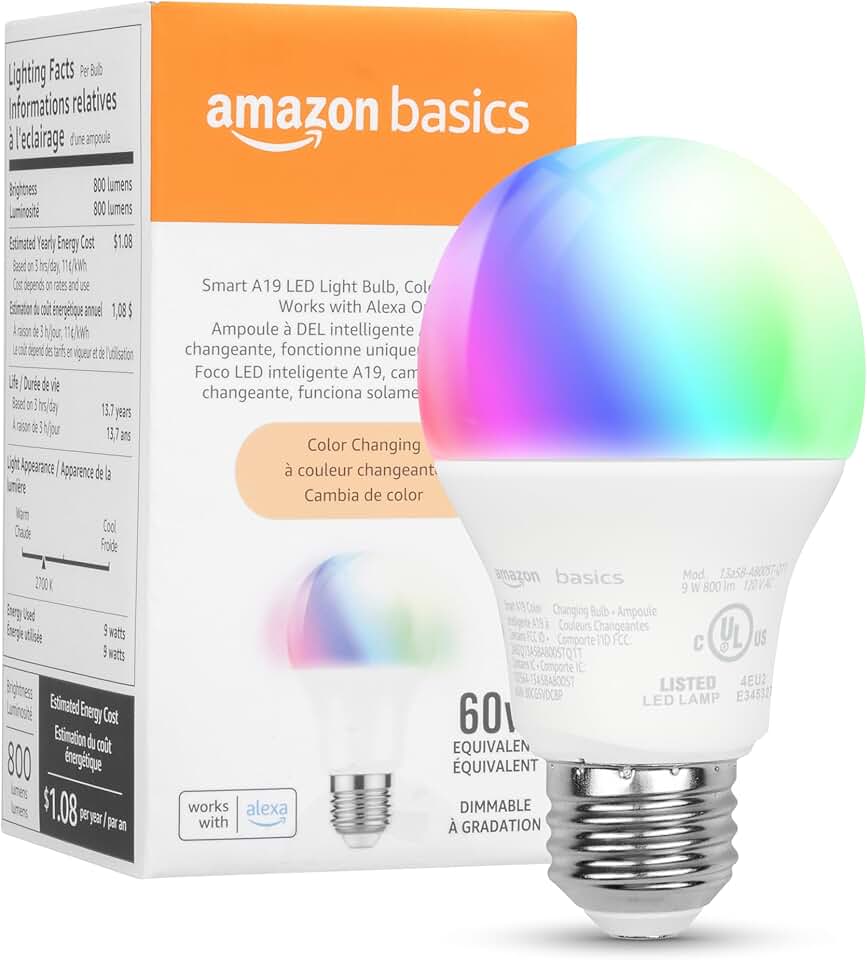 Amazon Basics Smart A19 LED