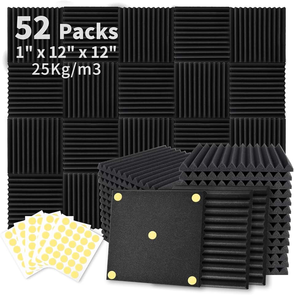 Focusound 52 Pack Acoustic Foam
