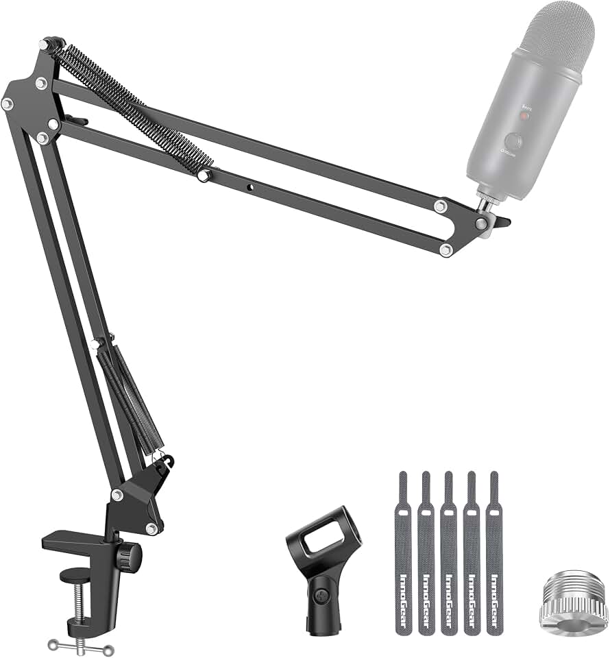 InnoGear Boom Arm Microphone Mic