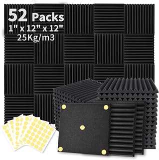 Focusound 52 Pack Acoustic Foam