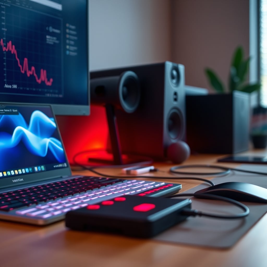 Thermal imaging showing a single USB-C hub with concentrated heat spots