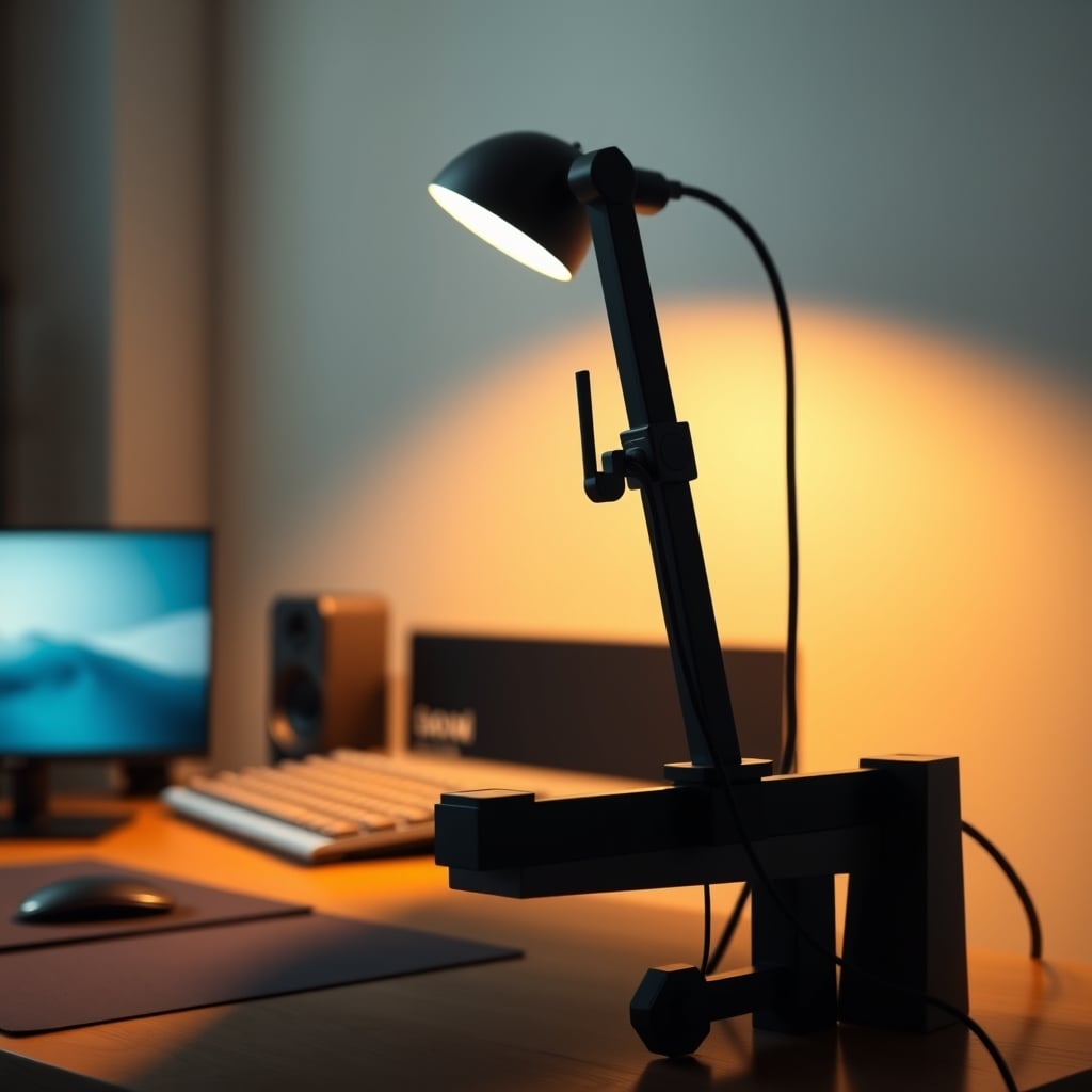 A desk crossbar installed but side-to-side wobble still present