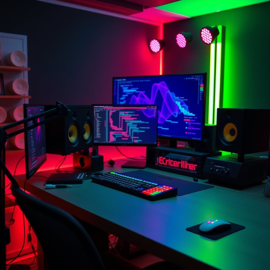 Abstract visualization of complex software layers representing bloat and latency.