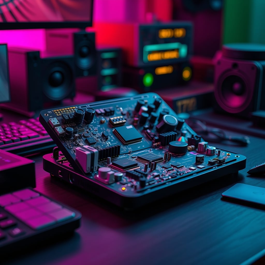 A disassembled streaming controller showing its internal circuit board, highlighting the simple electronics inside a complex software-locked device.