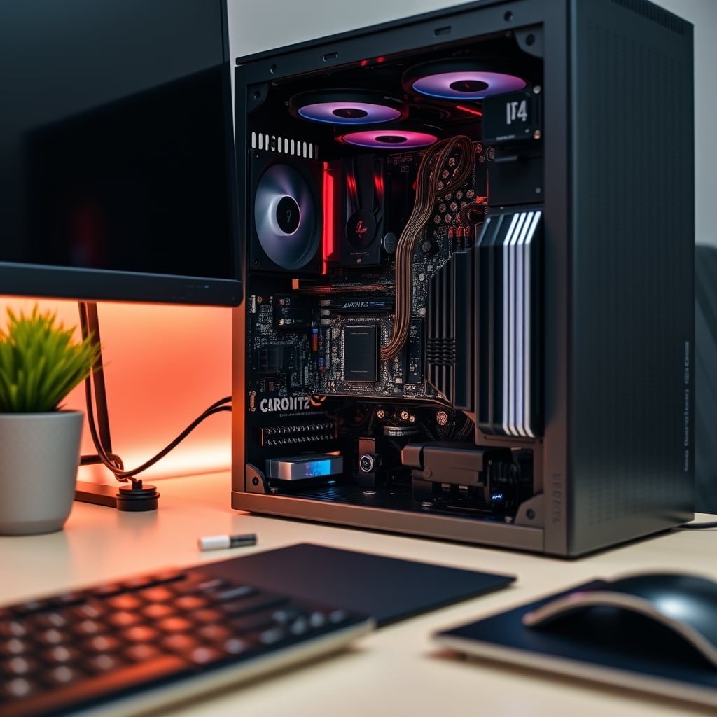 A PCIe USB expansion card installed in a desktop PC motherboard